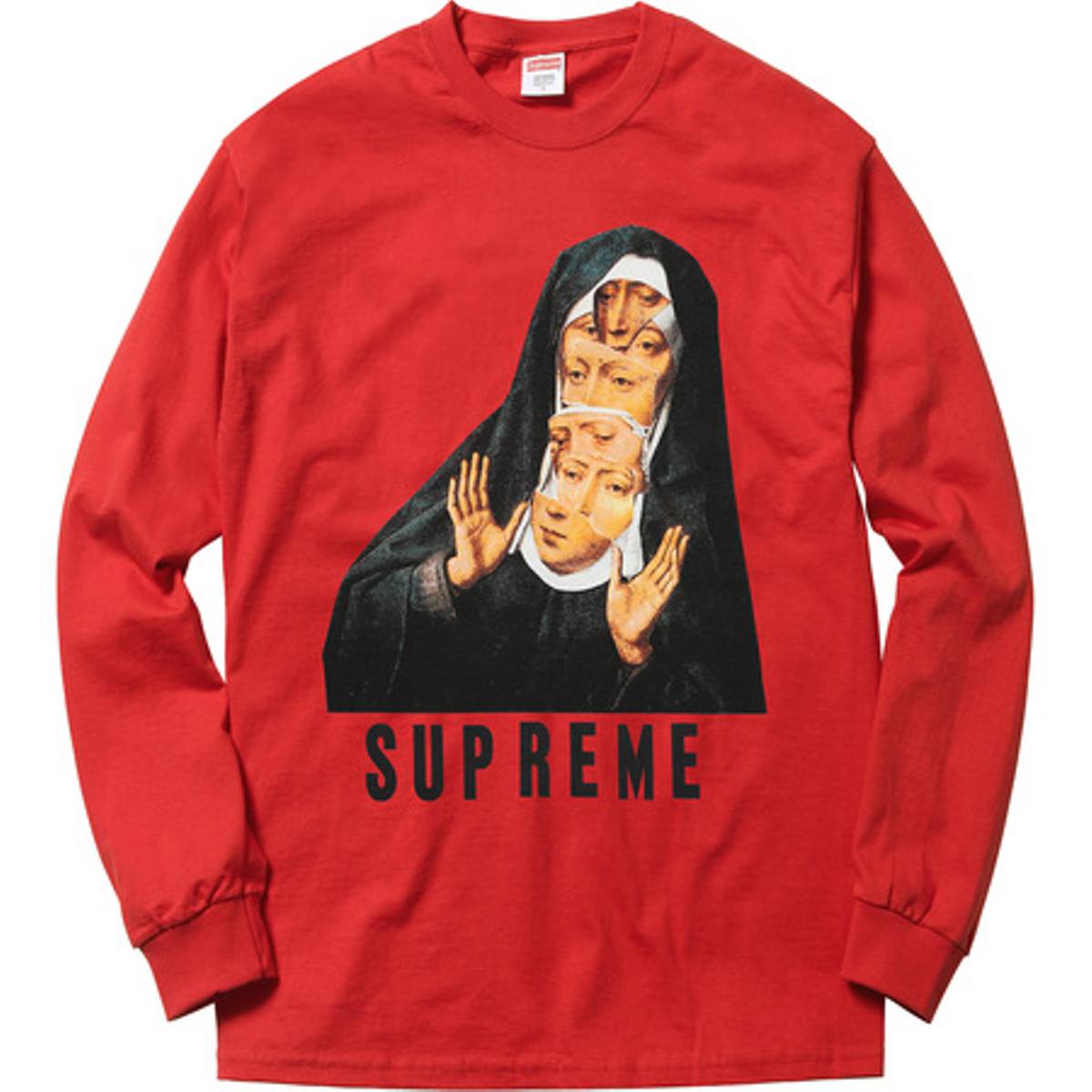 Supreme Nuns L/S Tee- Red