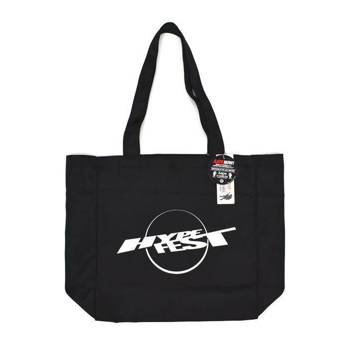 BAPE Hypefest 2018 Aape Logo Tote Bag- Black