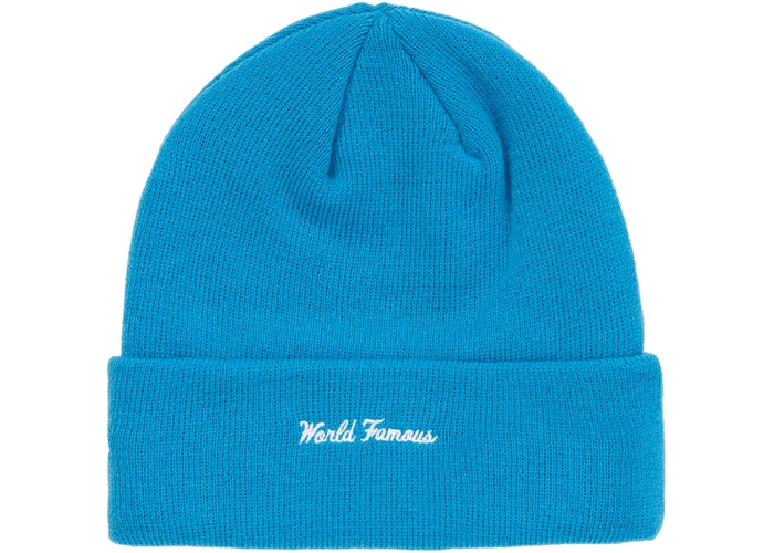 Supreme New Era Box Logo Beanie (FW18)- Bright Royal