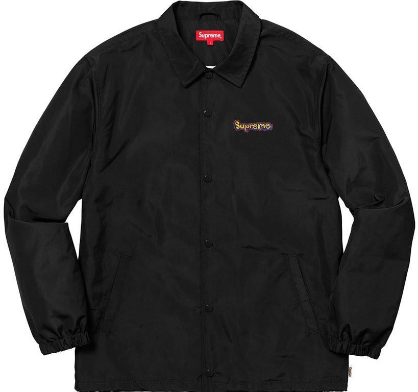 Supreme Gonz Logo Coaches Jacket- Black