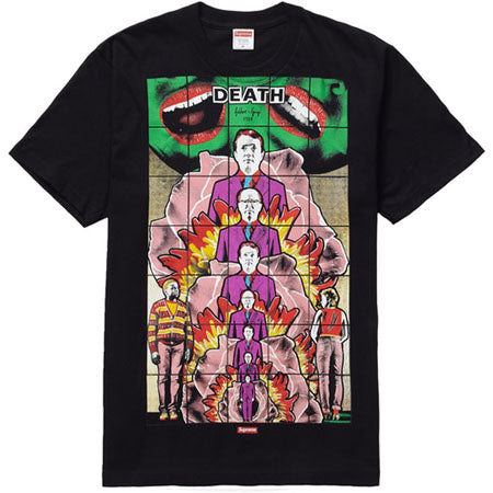 Supreme Gilbert & George DEATH Tee- Black