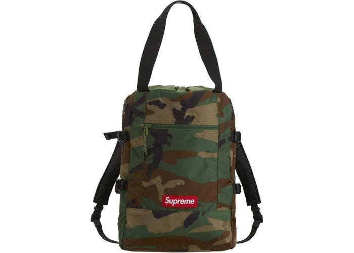 Supreme Tote Backpack- Woodland Camo