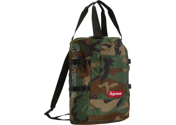 Supreme Tote Backpack- Woodland Camo