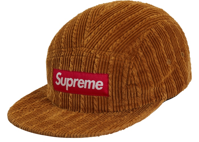 Supreme Rope Corduroy Camp Cap- Brown