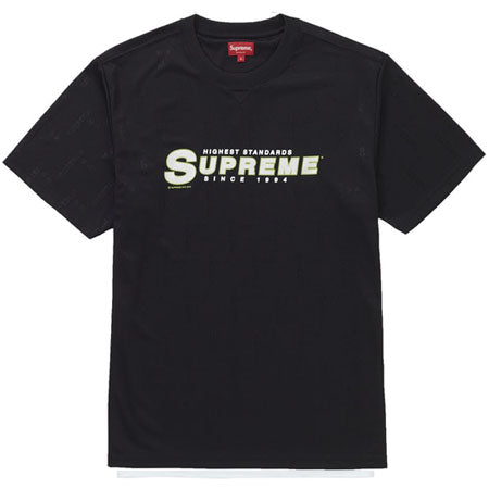 Supreme Highest Standards Athletic S/S Top- Black