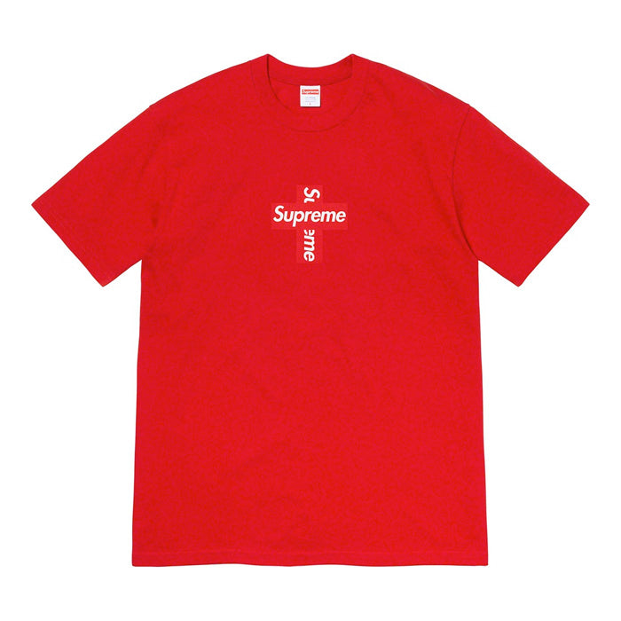 Supreme Cross Box Logo Tee- Red