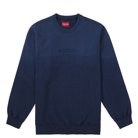 Supreme Dipped Crewneck- Navy