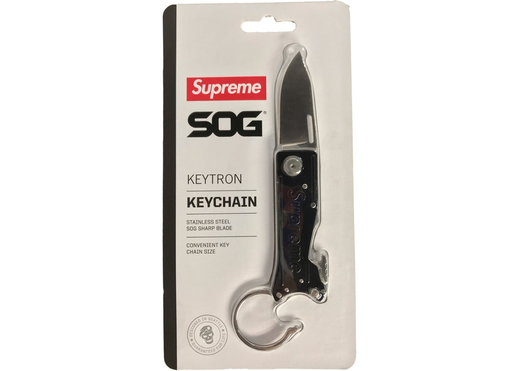Supreme SOG Keytron Folding Knife- Black