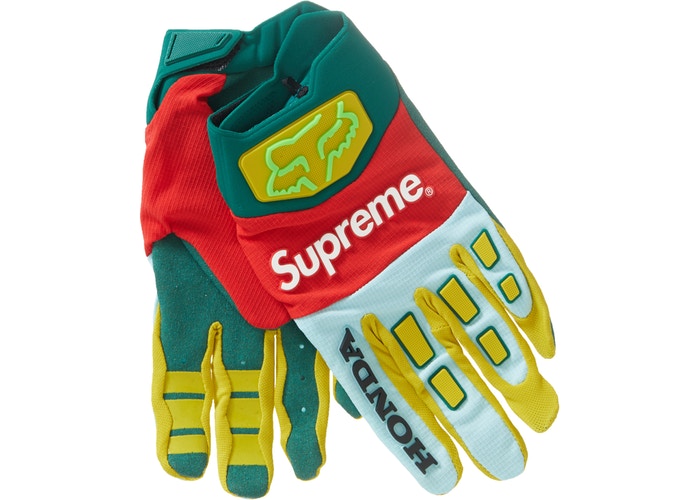 Supreme Honda Fox Racing Gloves- Moss