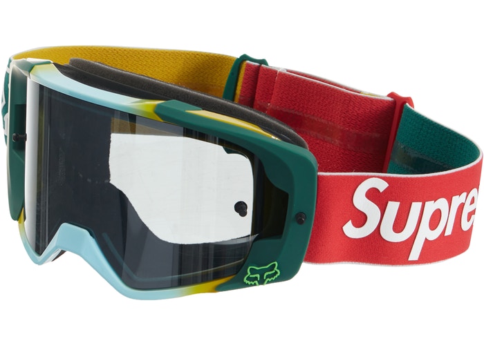 Supreme Honda Fox Racing Vue Goggles- Moss