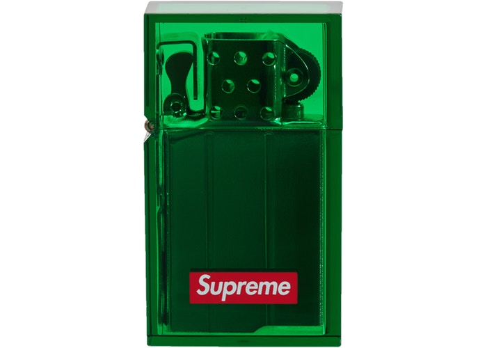 Supreme Tsubota Pearl Hard Edge Lighter- Green