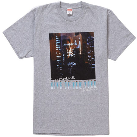 Supreme King of New York Tee- Heather Grey