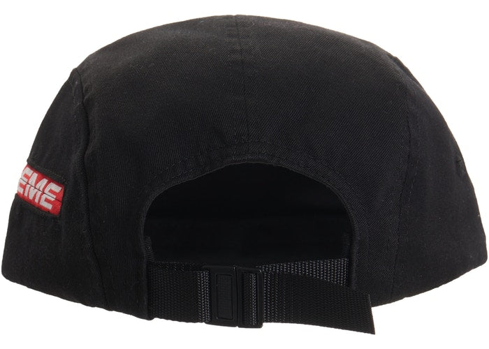 Supreme Side Zip Camp Cap (SS19)- Black