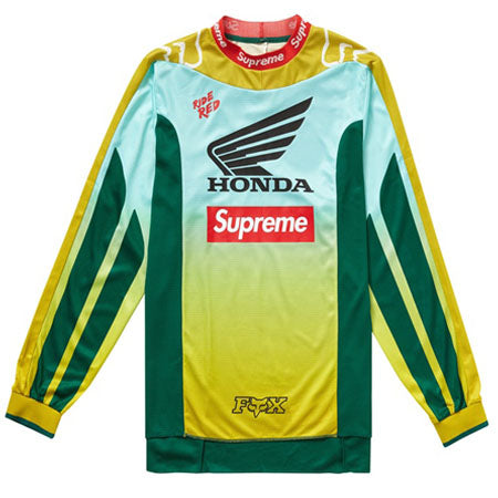 Supreme Honda Fox Racing Moto Jersey Top- Moss