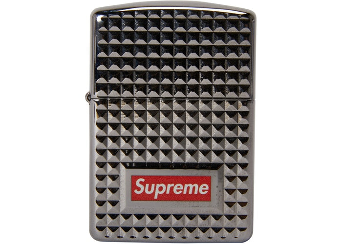 Supreme Diamond Cut Zippo- Silver