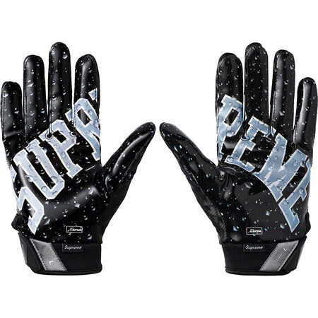 Supreme Nike Vapor Jet 4.0 Football Gloves- Black