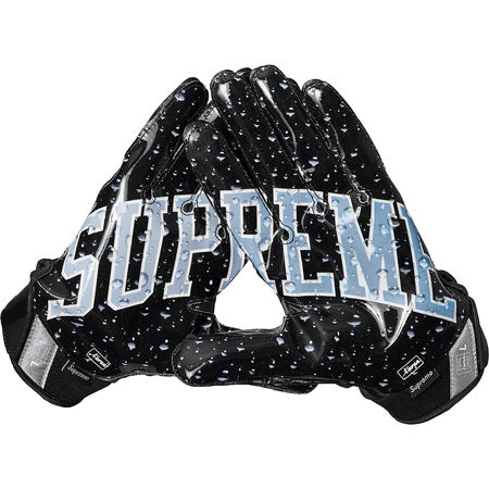 Supreme Nike Vapor Jet 4.0 Football Gloves- Black