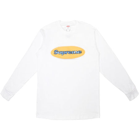 Supreme Ripple LS Tee- White