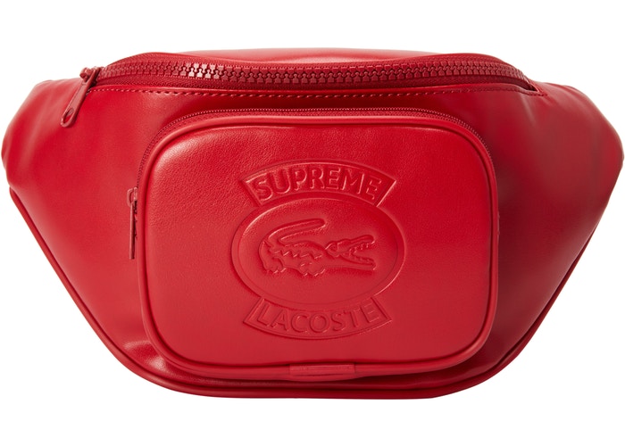 Supreme LACOSTE Waist Bag- Red