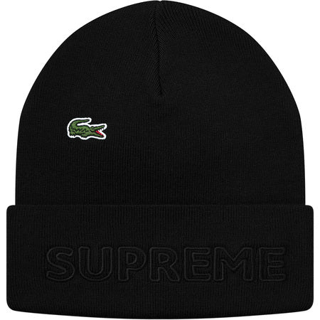 Supreme LACOSTE Beanie- Black