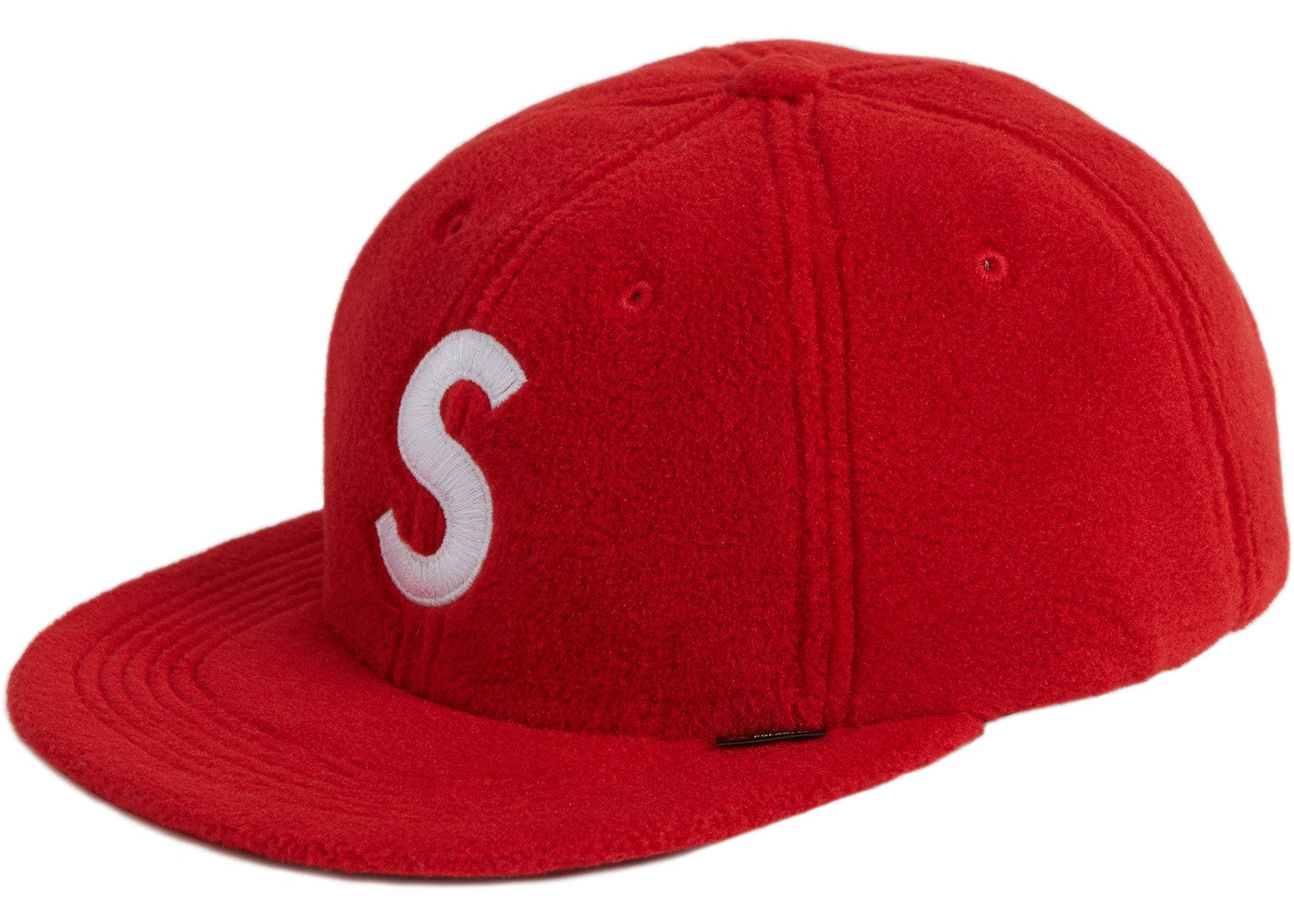 Supreme Polartec S Logo 6-Panel- Red