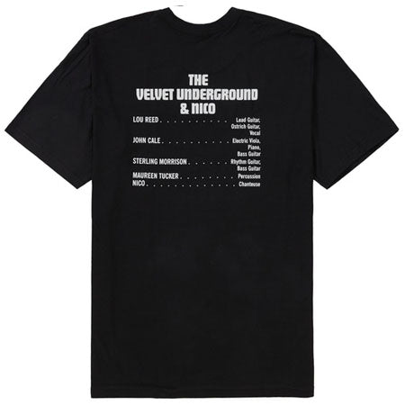 Supreme The Velvet Underground & Nico Tee- Black