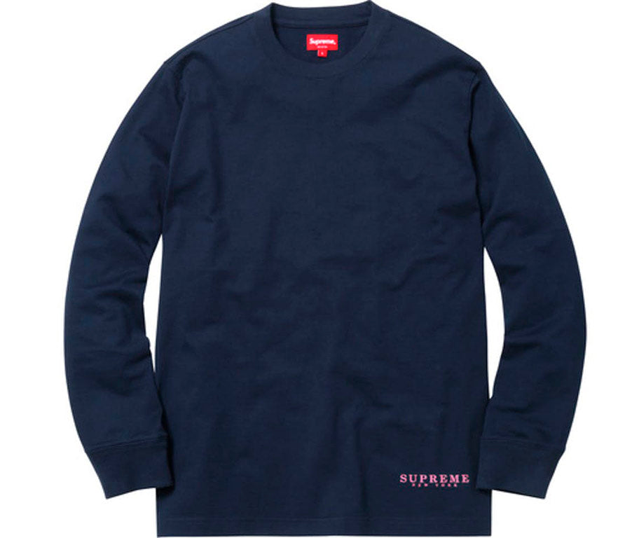 Supreme Department LS Tee- Navy