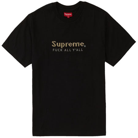 Supreme Gold Bars Tee- Black