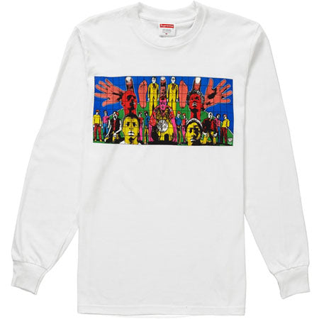 Supreme Gilbert & George DEATH AFTER LIFE L/S Tee- White