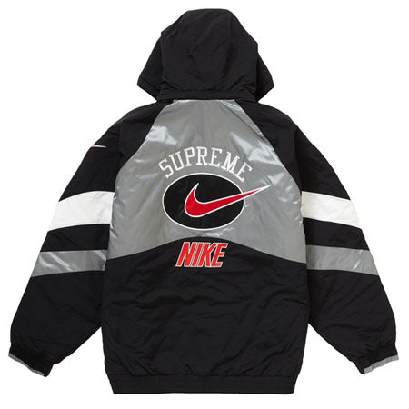 Supreme Nike Hooded Sport Jacket- Silver