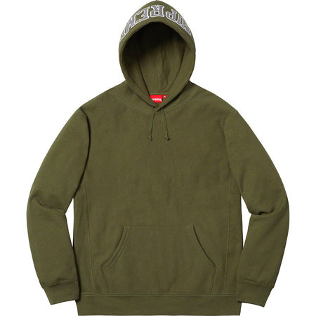 Supreme Sequin Arc Hoodie- Olive