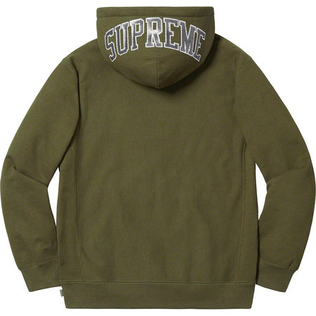 Supreme Sequin Arc Hoodie- Olive