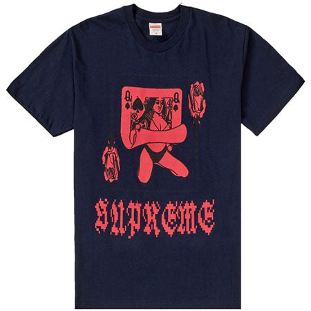 Supreme Queen Tee- Navy