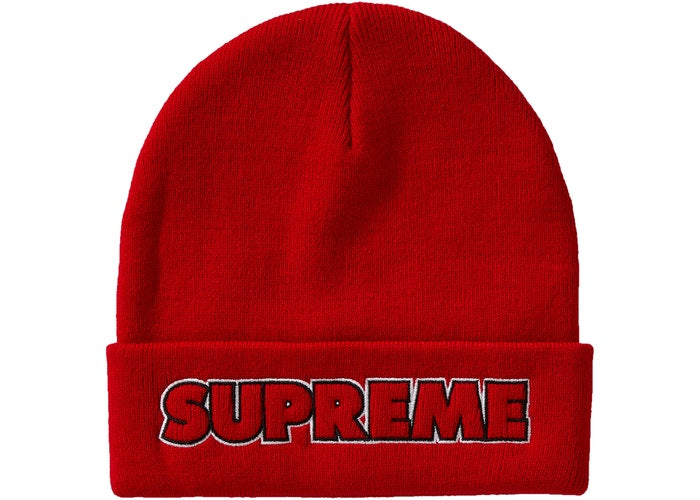 Supreme Outline Beanie (FW19)- Red