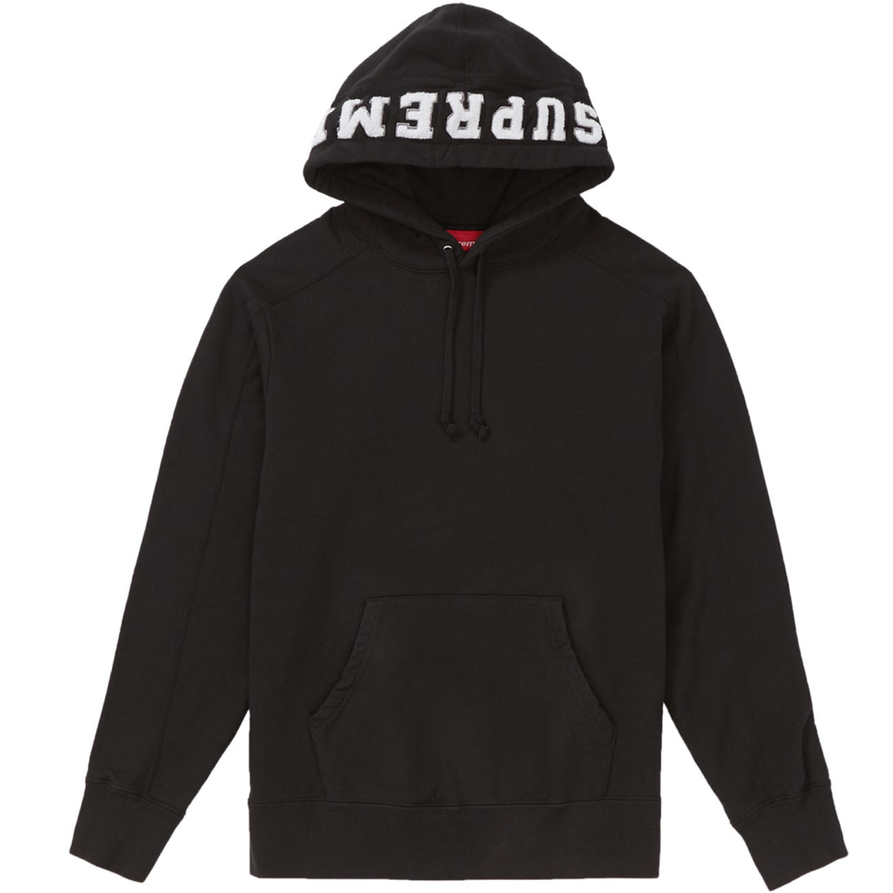 Supreme Paneled Hooded Sweatshirt- Black