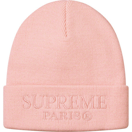 Supreme Tonal Logo Beanie- Light Pink
