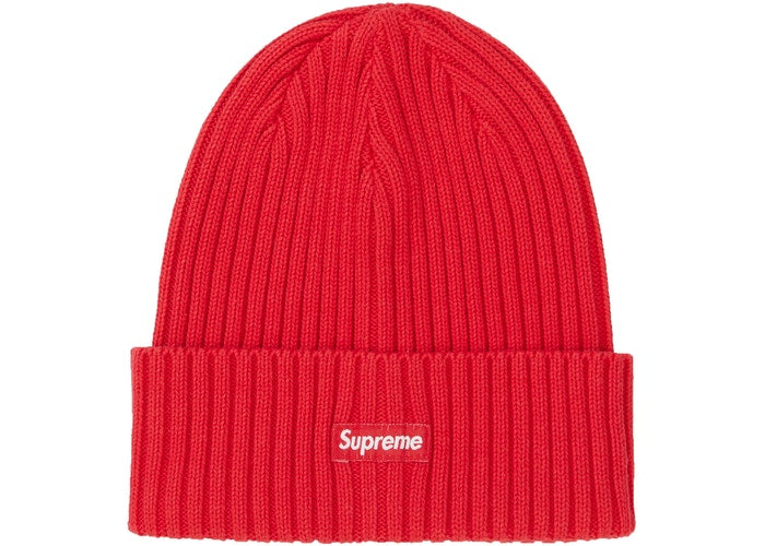 Supreme Overdyed Beanie- Red