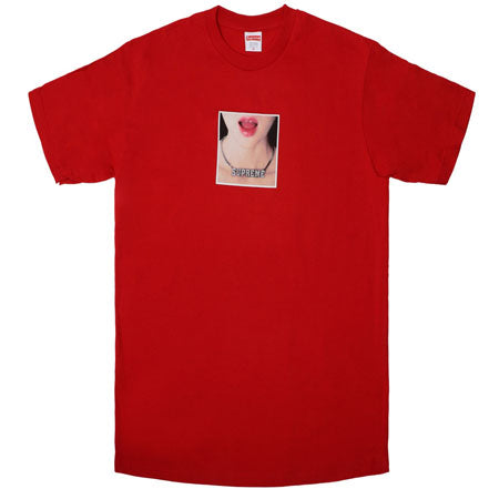 Supreme Necklace Tee- Red