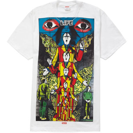 Supreme Gilbert & George LIFE Tee- White