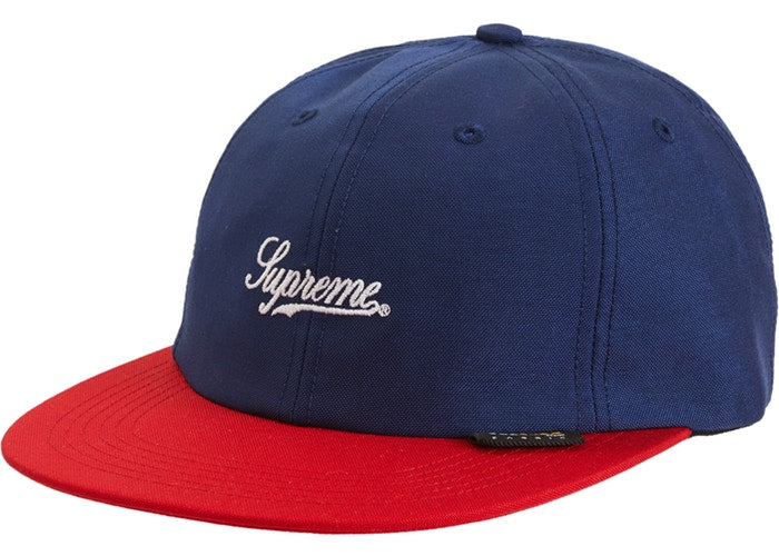 Supreme Cordura Script Logo 6-Panel- Navy