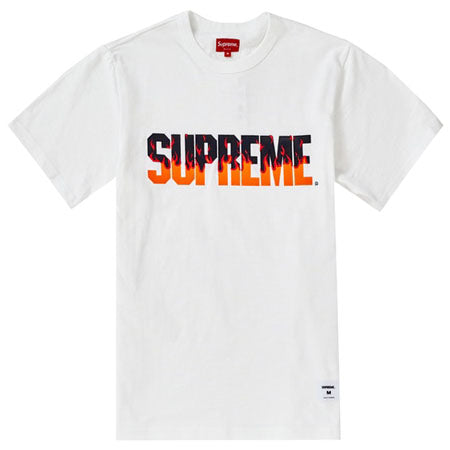 Supreme Flames S/S Top- White