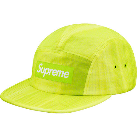 Supreme Tie Dye Ripstop Camp Cap- Lime