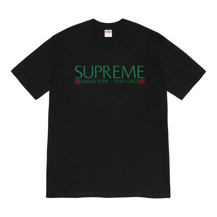 Supreme Nuova York Tee- Black