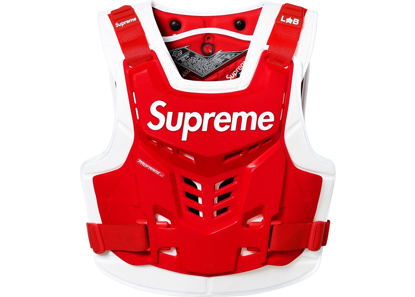 Supreme Fox Racing Proframe Roost Deflector Vest- Red S/M