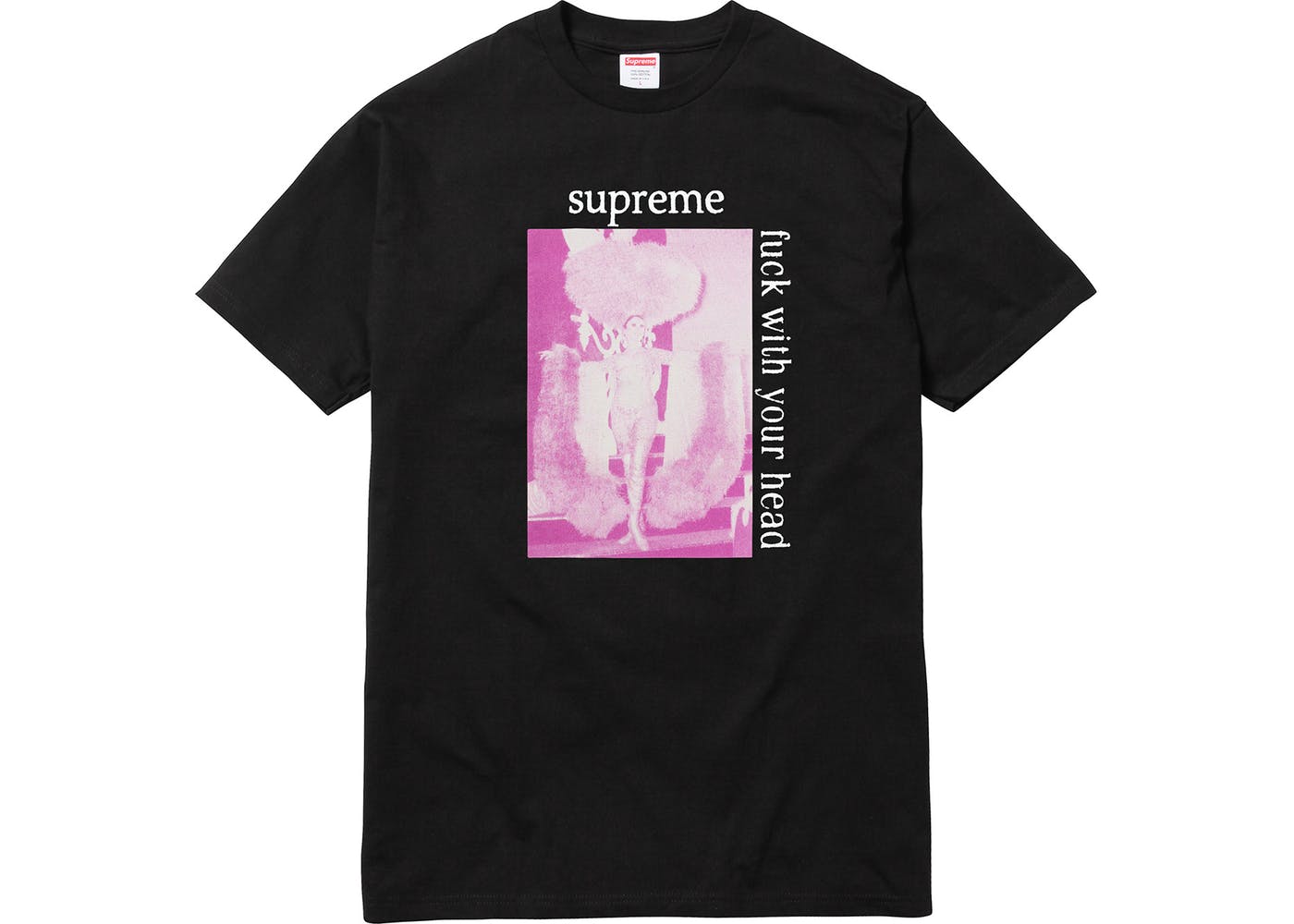 Supreme Fuck With Your Head Tee- Black