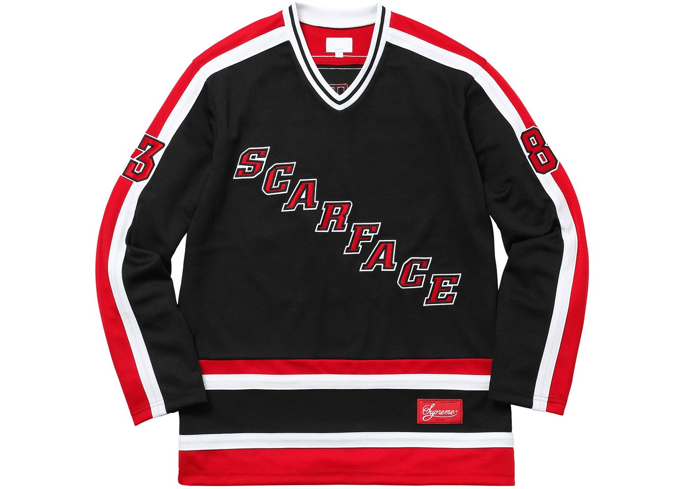 Supreme Scarface Hockey Jersey- Black