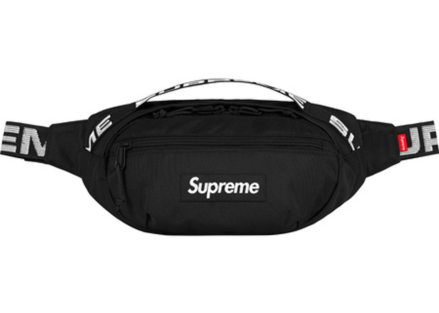 supreme 18ss waist bag Black