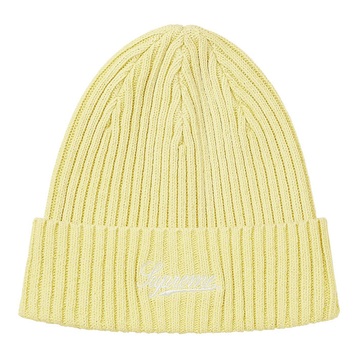 Supreme Bleached Rib Beanie- Yellow