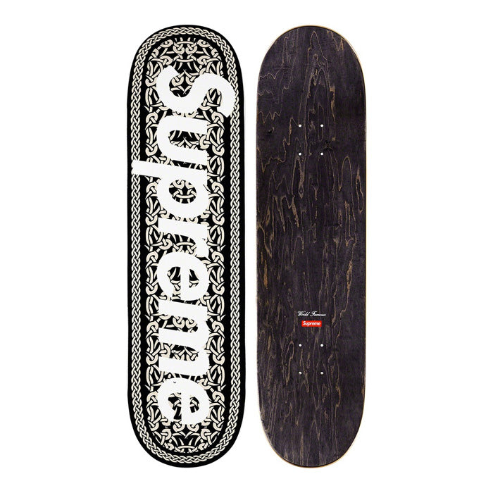 Supreme Celtic Knot Skateboard- Black