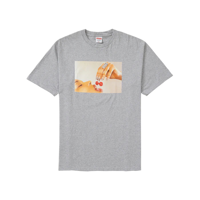 Supreme Cherries Tee- Heather Grey